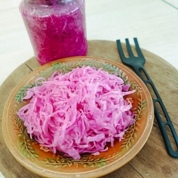 Капуста квашеная "Васильки" 600 гр.  
