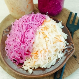 Капуста квашеная "Васильки" 600 гр.  